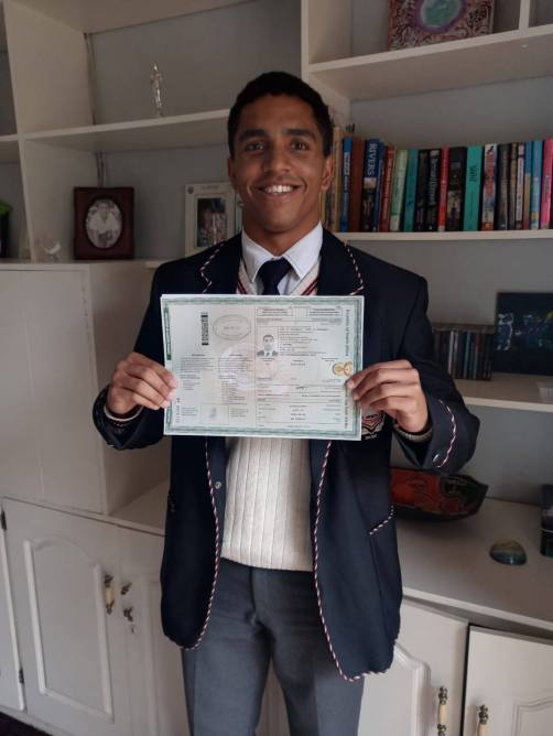 Delta Driving School student 8 celebrating their pass