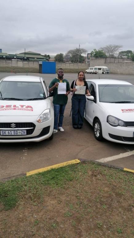 Delta Driving School student 6 celebrating their pass